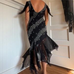 Unreal silk beaded dress